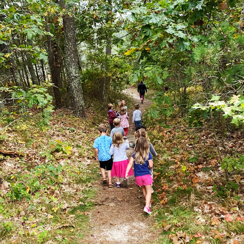 Kids on a hike