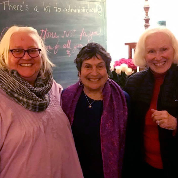 Founders Photo: Left - Kim Lockwood Middle - Marcia Pioppi Galazzi - Right Carolyn O'Leary