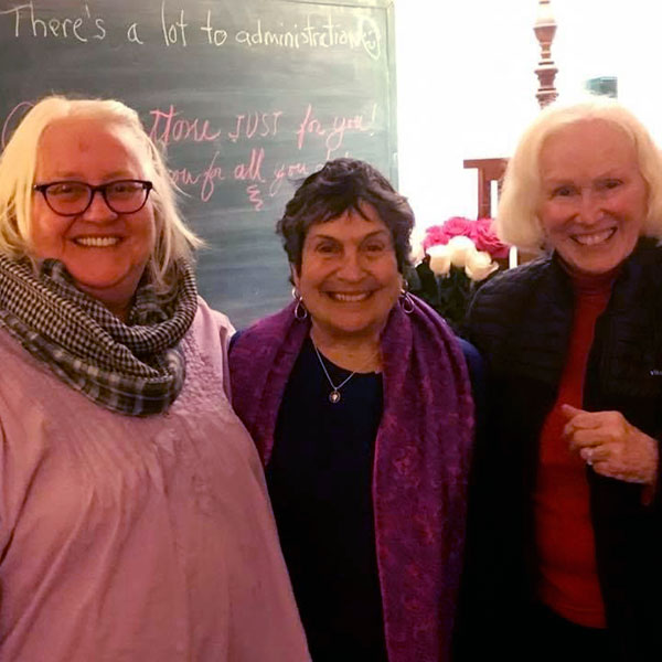 Founders Photo: Left - Kim Lockwood Middle - Marcia Pioppi Galazzi - Right Carolyn O'Leary Founders Photo: Left - Kim Lockwood Middle - Marcia Pioppi Galazzi - Right Carolyn O'Leary