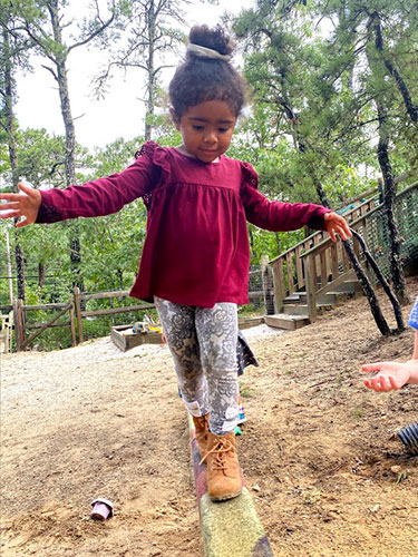 preschooler at the playground